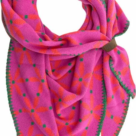 Deze vrolijke en warme sjaal van Lot83 koop je bij Lievelings