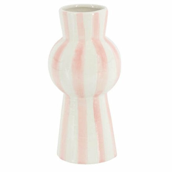 Vaas Stripe - Roze - 21cm